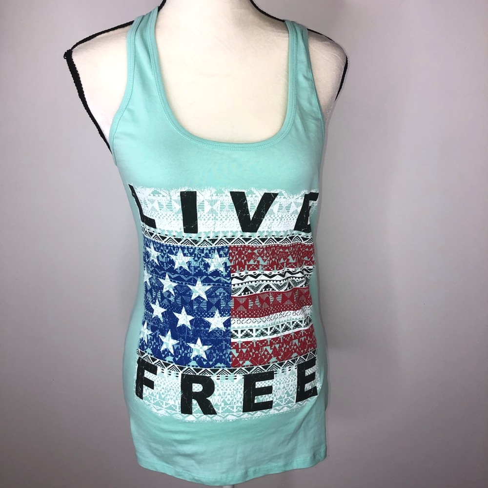 Women’s Reserved Tank Top “Live Free” XL